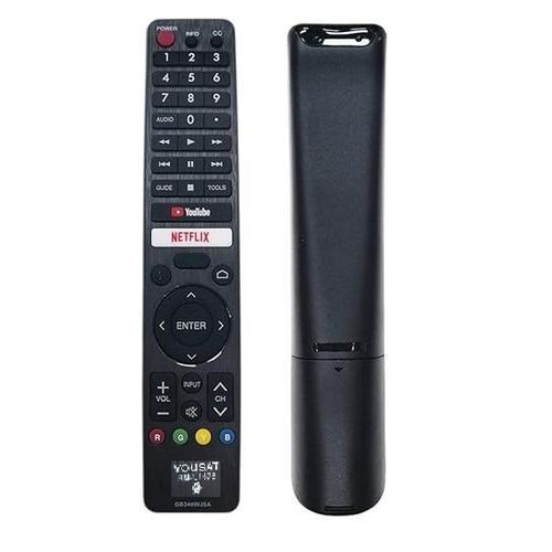 Yousat Télécommande de remplacement pour tous les téléviseurs Sharp LED / LCD / HD / Smart, utilisable immédiat