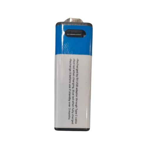 Goop Batterie Lithium-Ion Rechargeable USB 9V 1000mAh charge type-c inclus Recharge rapide 1.5h