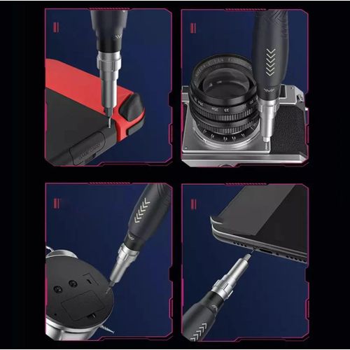 Jakemy Jeu de tournevis de précision 83 en 1 avec manche en caoutchouc souple TPR JM-8186 A thumbnail 3