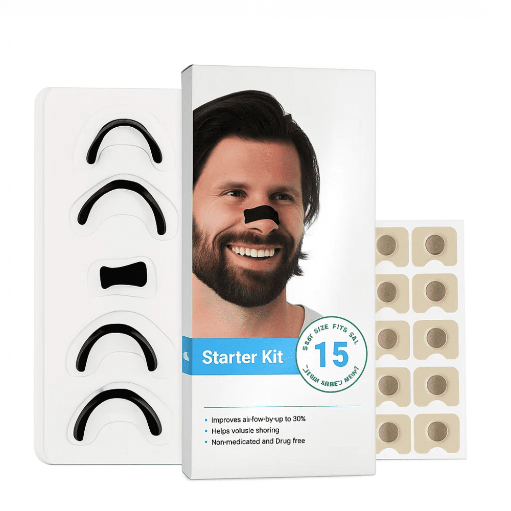 15 Bandelettes Nasales Anti-Ronflement Respiration Facile