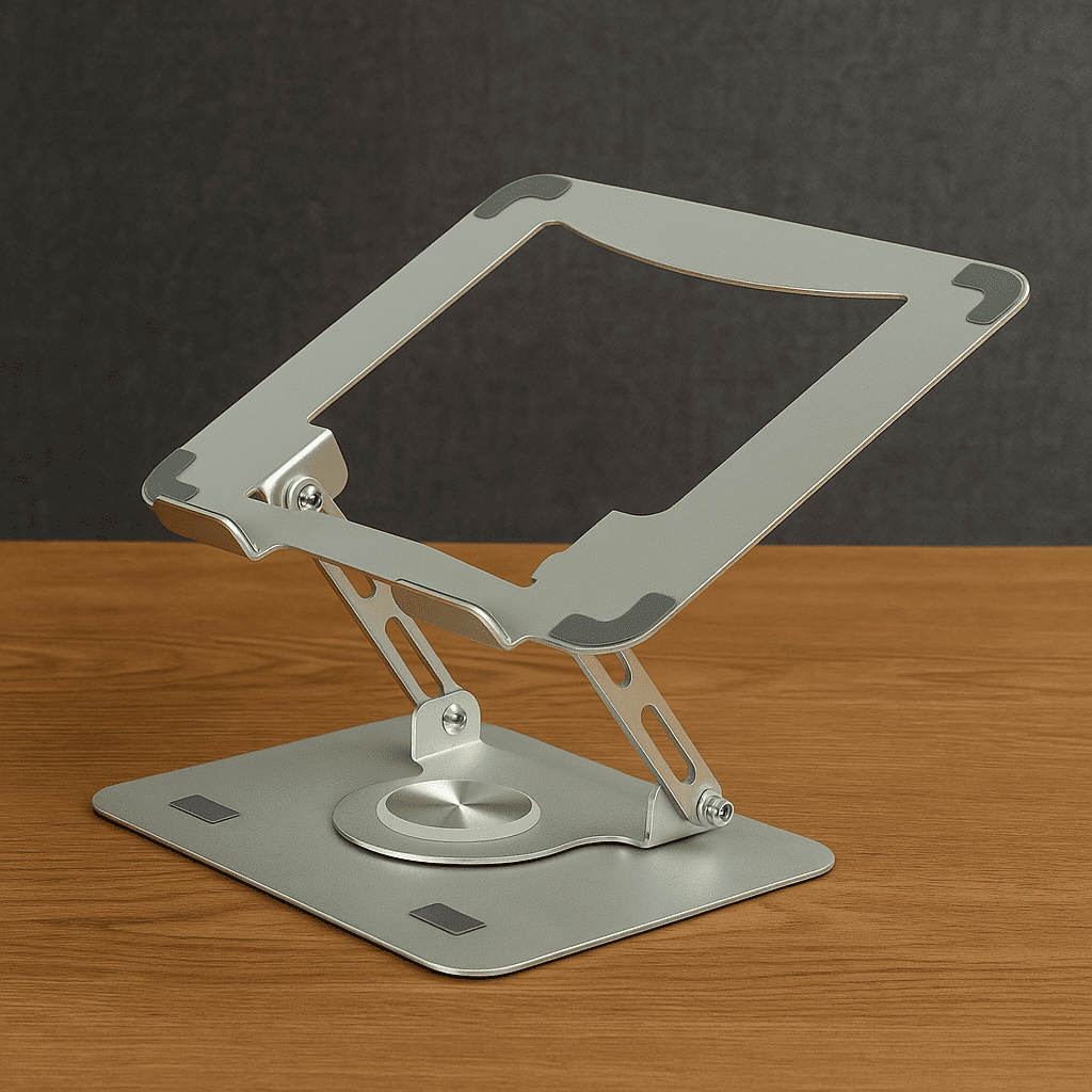 Support Rotatif 360° en Alliage pour Ordinateurs Portables et Tablettes