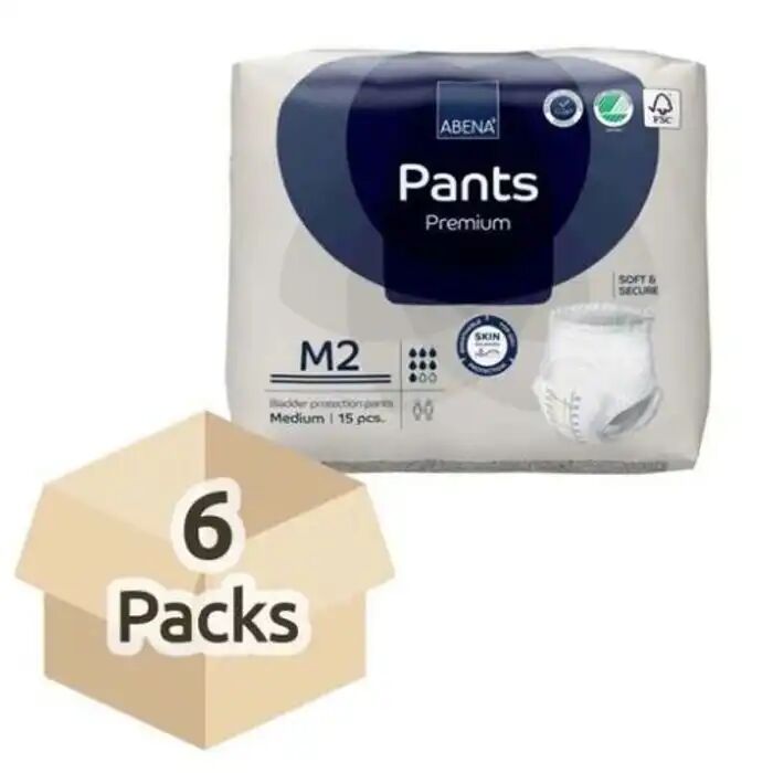 Couches pour Adultes  - Pants Premium M2  Pack 6x15 Unités thumbnail 2