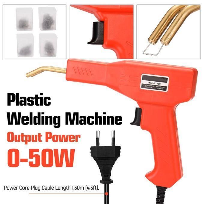 Kit de Soudure Plastique 150W 2 en 1 – Pistolet et Agrafeuse à Chaud avec Tiges de Réparation Pare-Chocs