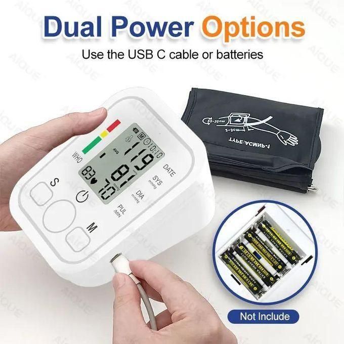 Tensiomètres Brassard Tension Artérielle, Tensiometres Bras, Pouls, Fréquence Cardiaque thumbnail 7