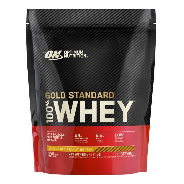 Whey isolate - Gold Standard 100% Whey - Chocolate Peanut Butter 480g