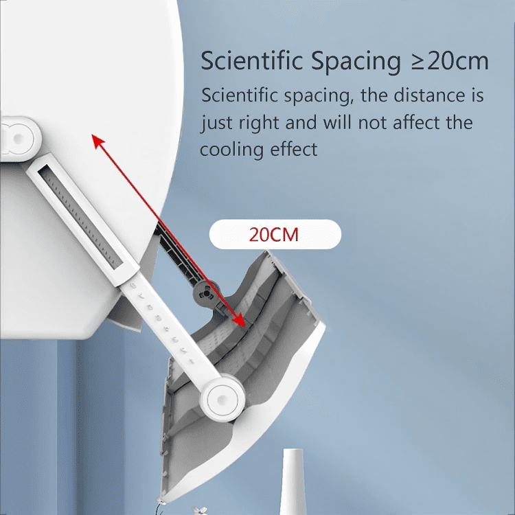 Déflecteur d’Air Conditionné Ajustable 180° – Anti Courant d’Air, Été & Hiver thumbnail 4