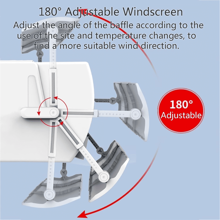 Déflecteur d’Air Conditionné Ajustable 180° – Anti Courant d’Air, Été & Hiver thumbnail 6