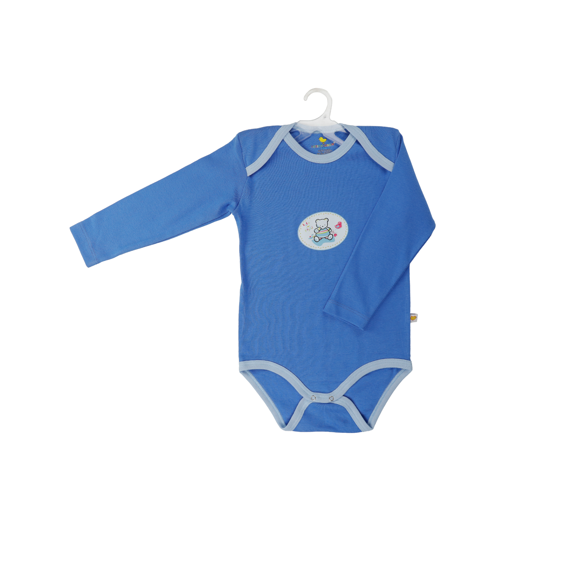 Lot de 5 Bodies Bébé Manches Longues à Motifs/Textures Assortis Petit Poussin