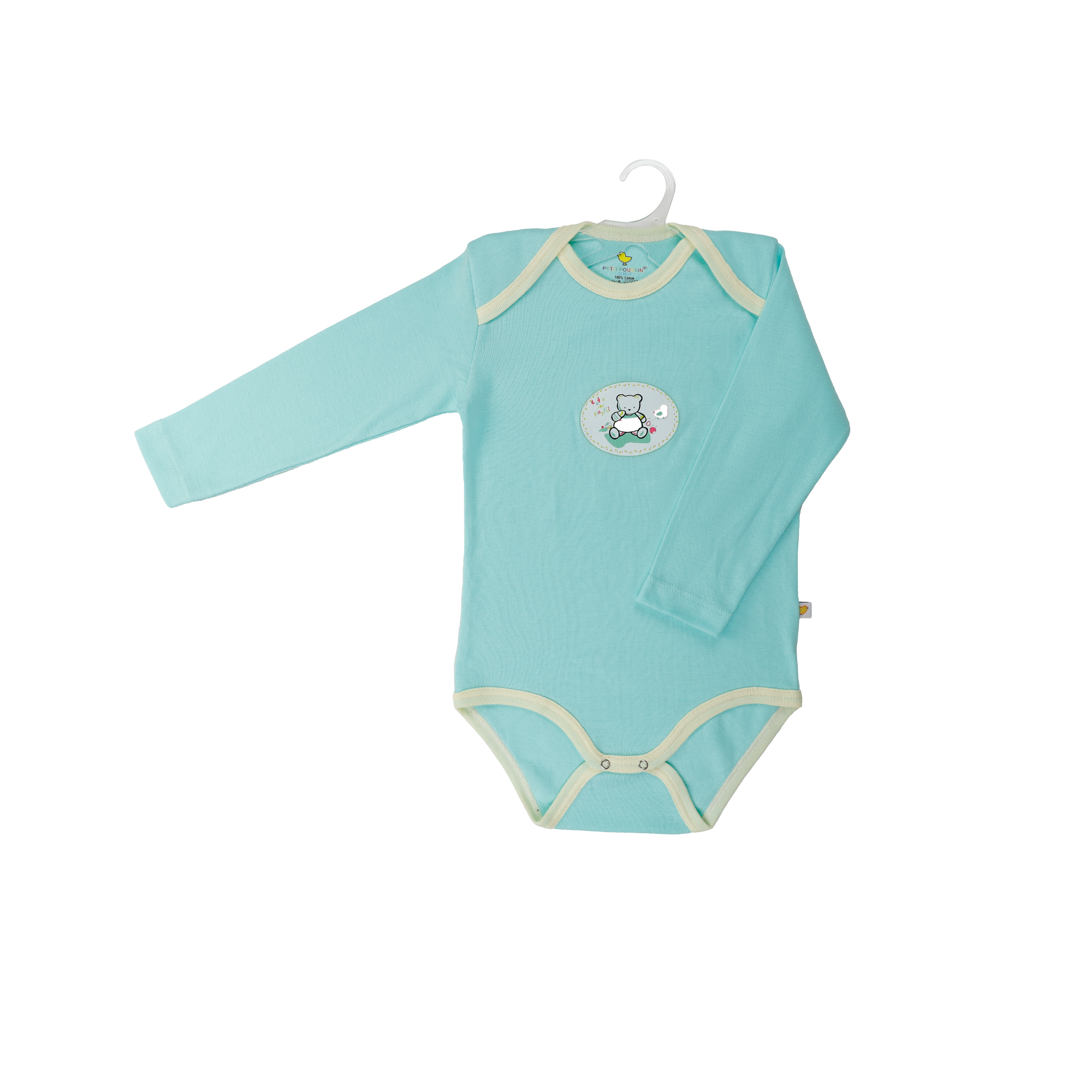 Lot de 5 Bodies Bébé Manches Longues à Motifs/Textures Assortis Petit Poussin thumbnail 6