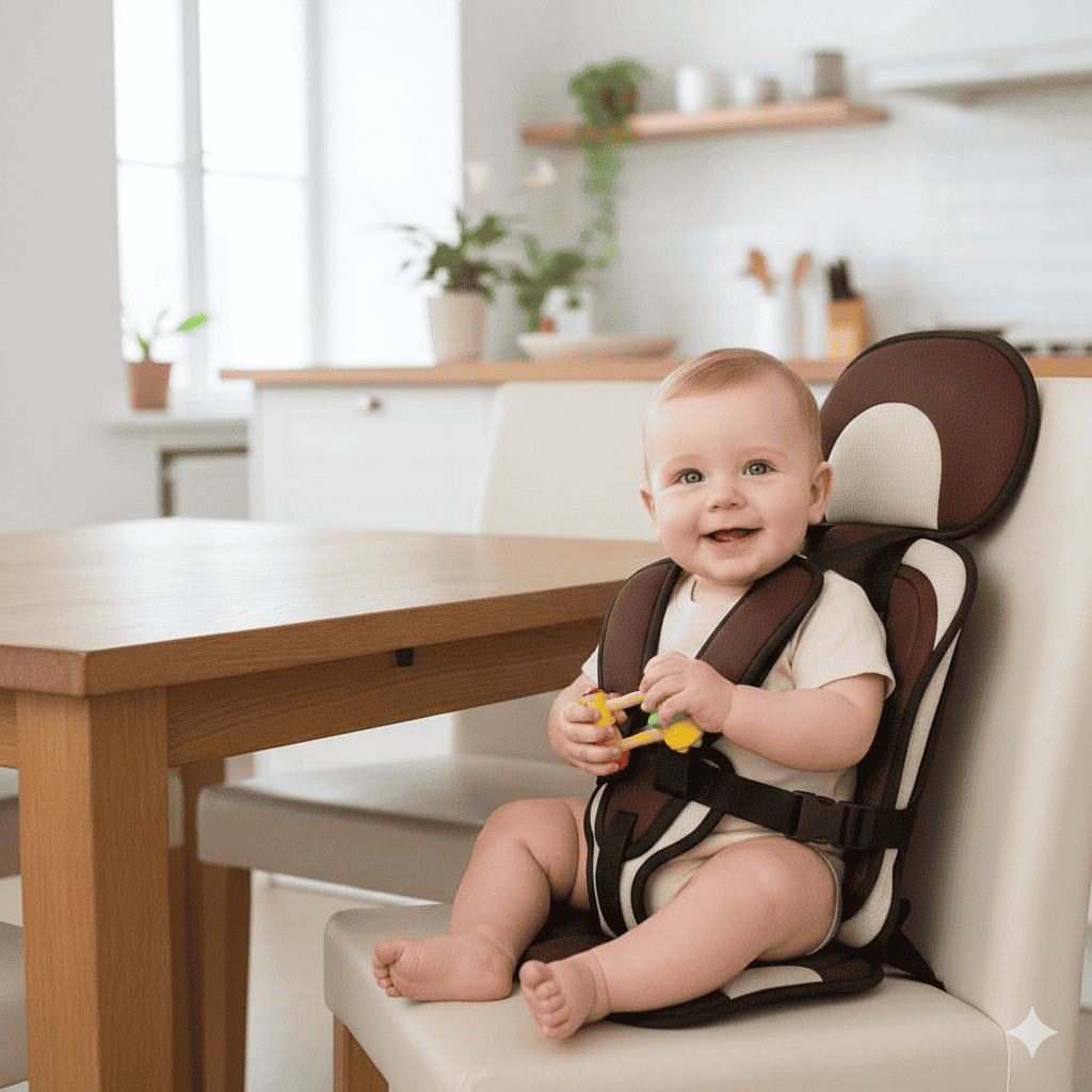 Siège Auto Bébé Portable – Sécurité & Confort de Voyage avec Ceinture Intégrée thumbnail 3