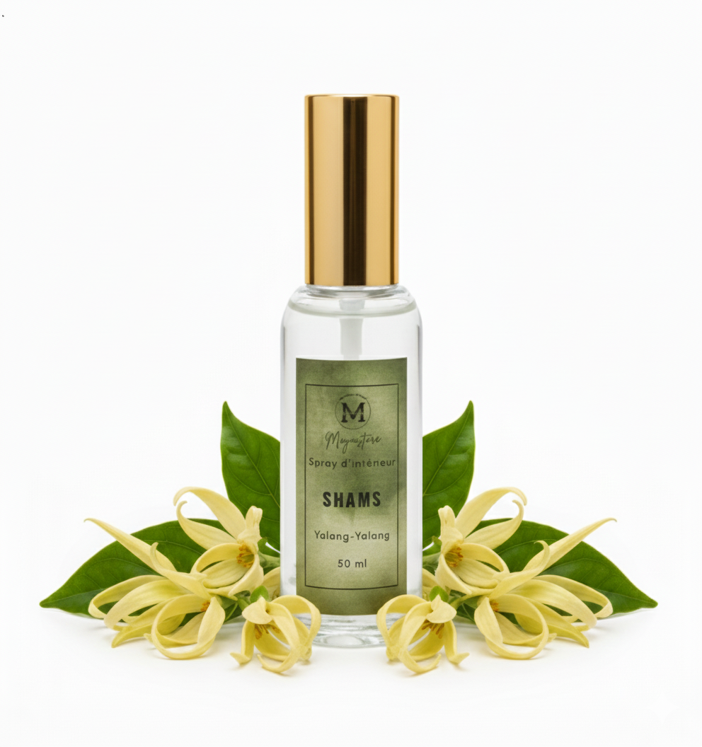 Spray D’intérieur Ylang Ylang 50 Ml – Diffuseur D’ambiance Floral Et Exotique