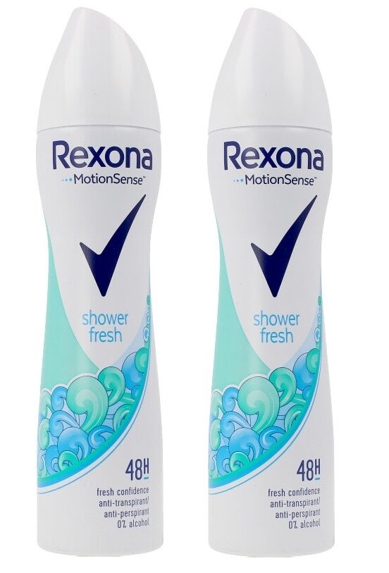 Spray Anti-transpirant Shower Fresh 48H -Paquet de 2 x 200ml
