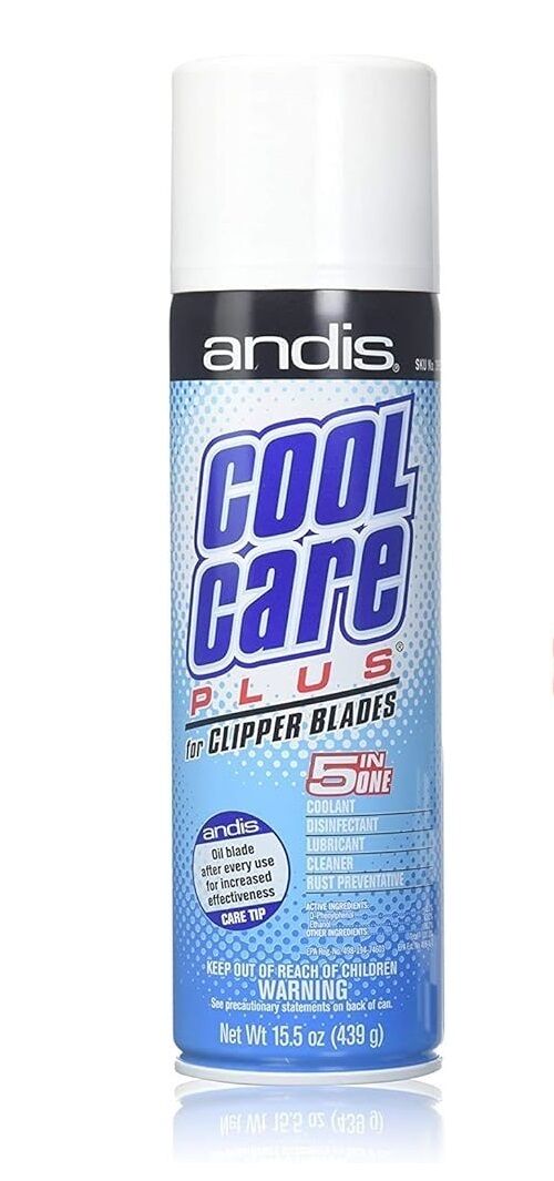Spray 5 en 1 (439 g) + Huile 118ml Cool Care Plus désinfectant pour l'entretien des lames de tondeuse