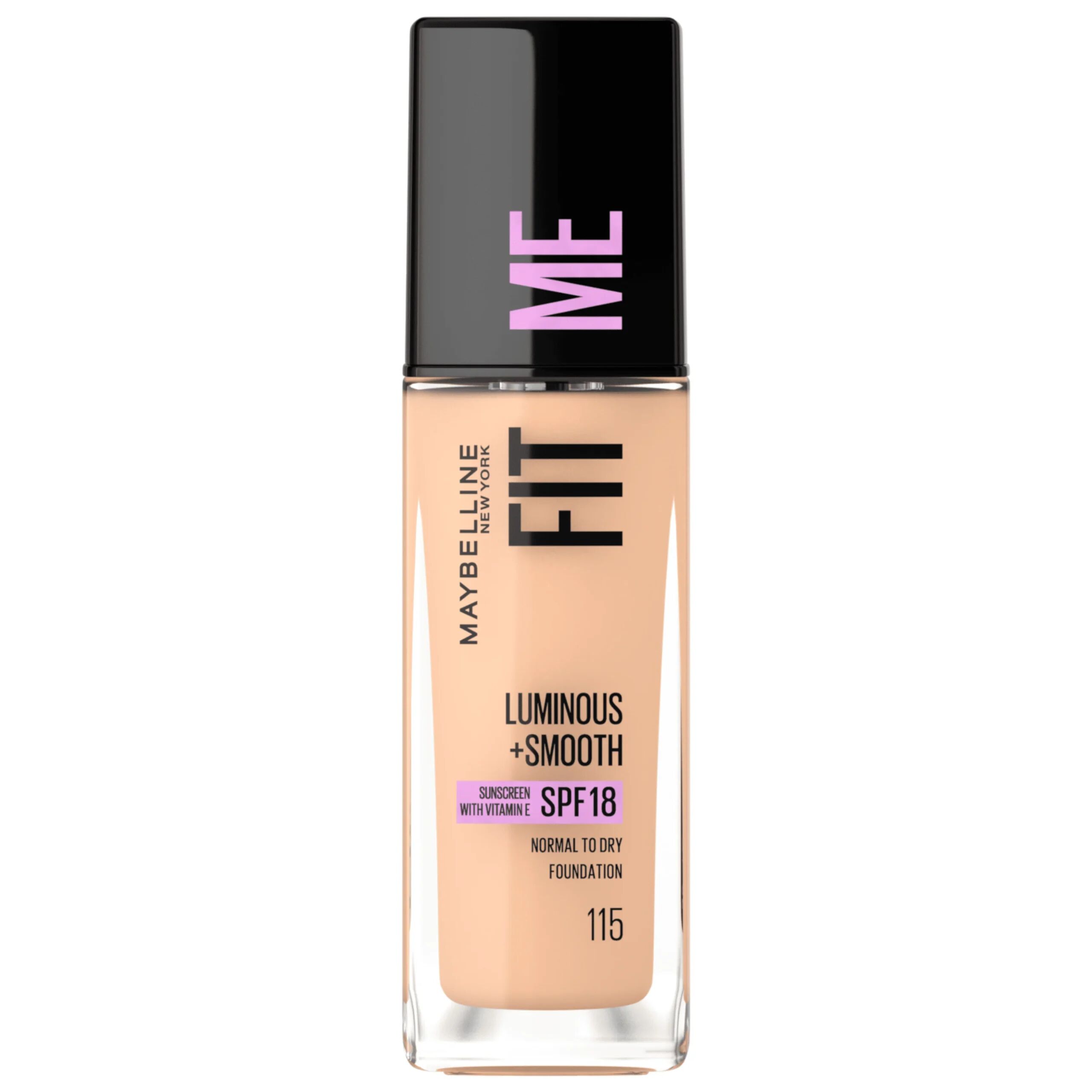 Fit Me Fond De Teint Luminous +Smooth spf18 Nu 115 30ml
