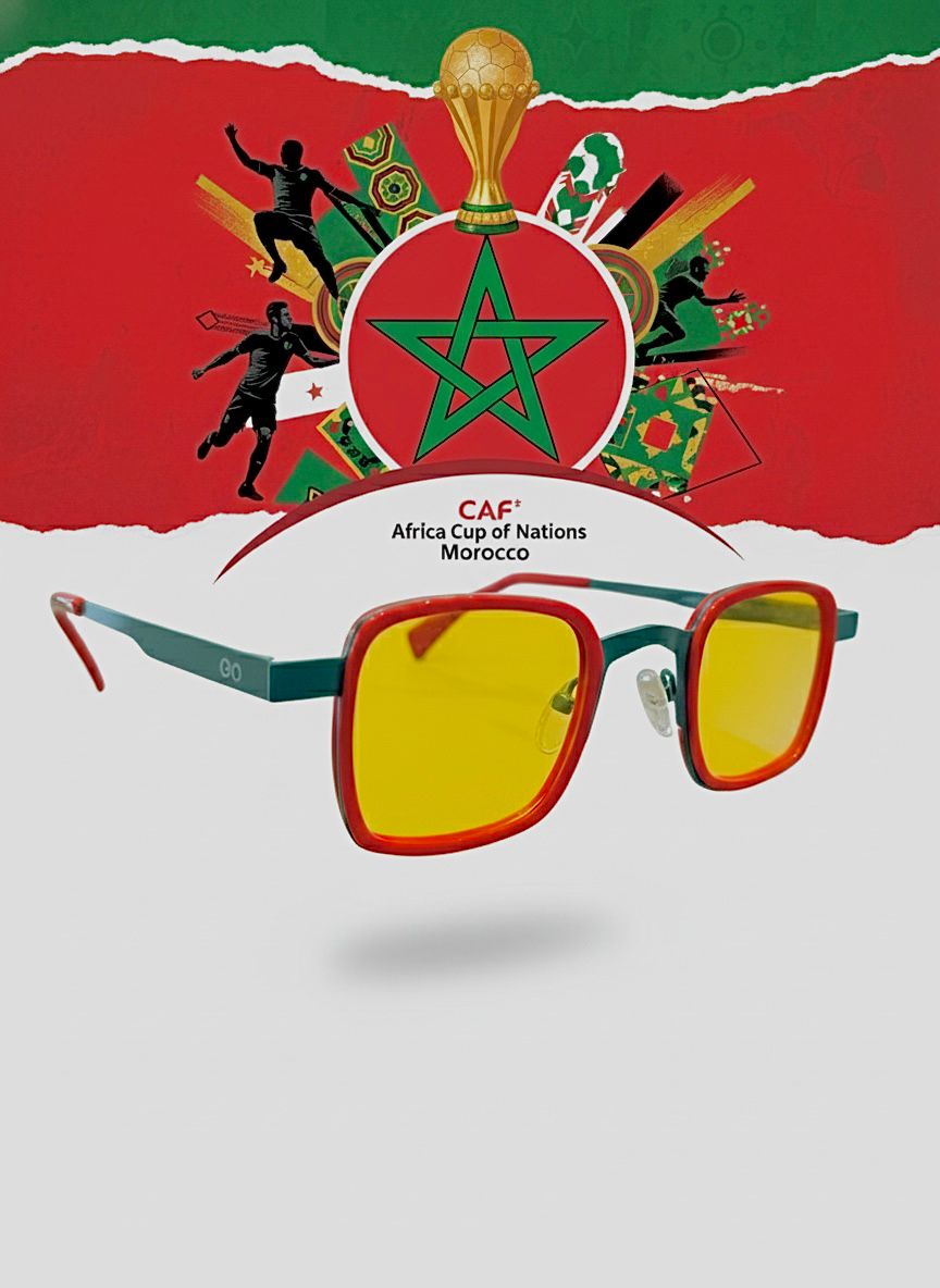 Lunettes de soleil – Édition Maroc 🇲🇦 avec Chaîne décorative OFFERTE