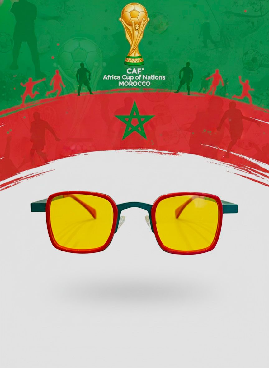 Lunettes de soleil – Édition Maroc 🇲🇦 avec Chaîne décorative OFFERTE