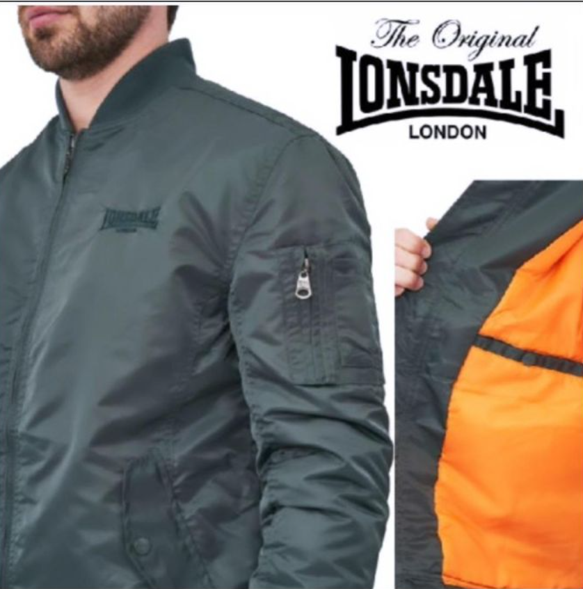 Lonsdale SCHMALE PASSFORM POOLSTOCK - Blouson Bomber - Olive