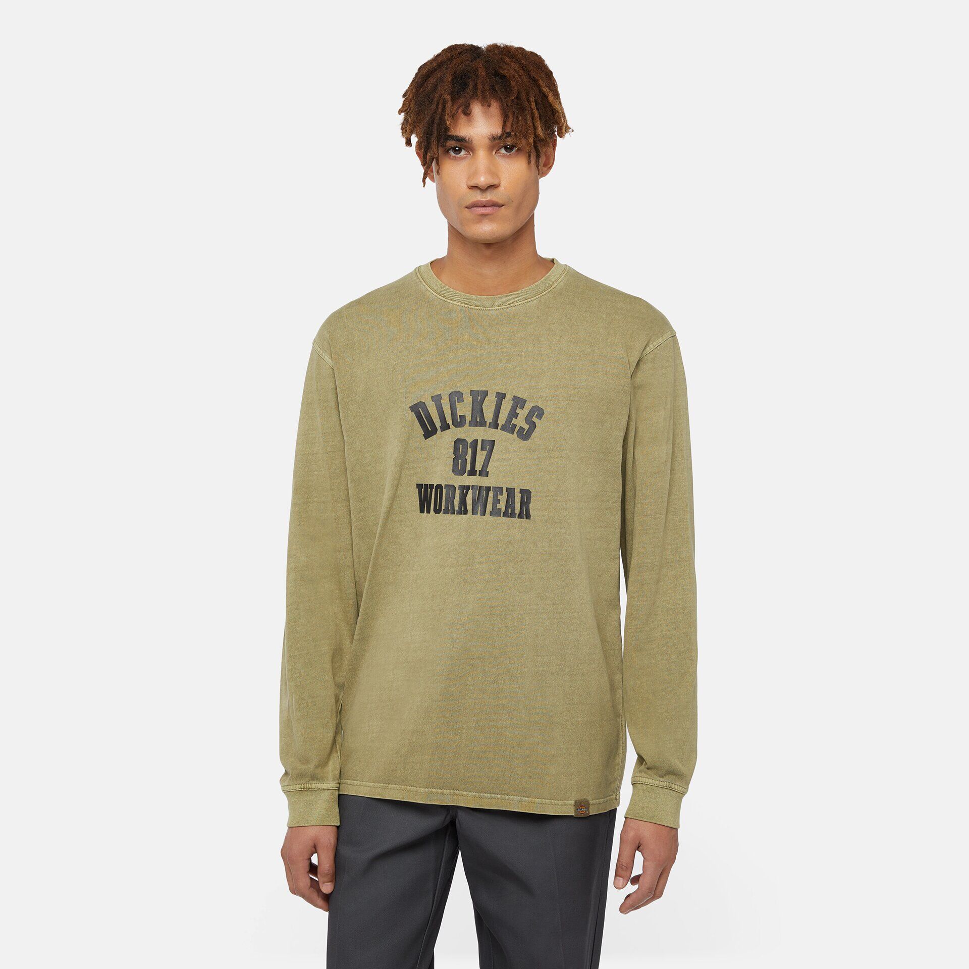 Dickies T-shirt à manches longues - olive thumbnail 3