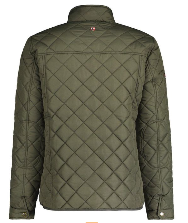 Veste légère matelassée pour hommes – Manteau extérieur imperméable – Veste d'hiver coupe-vent avec doublure extérieure thumbnail 3