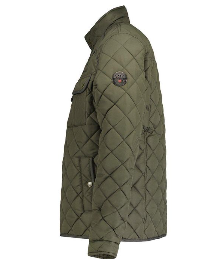 Veste légère matelassée pour hommes – Manteau extérieur imperméable – Veste d'hiver coupe-vent avec doublure extérieure thumbnail 4