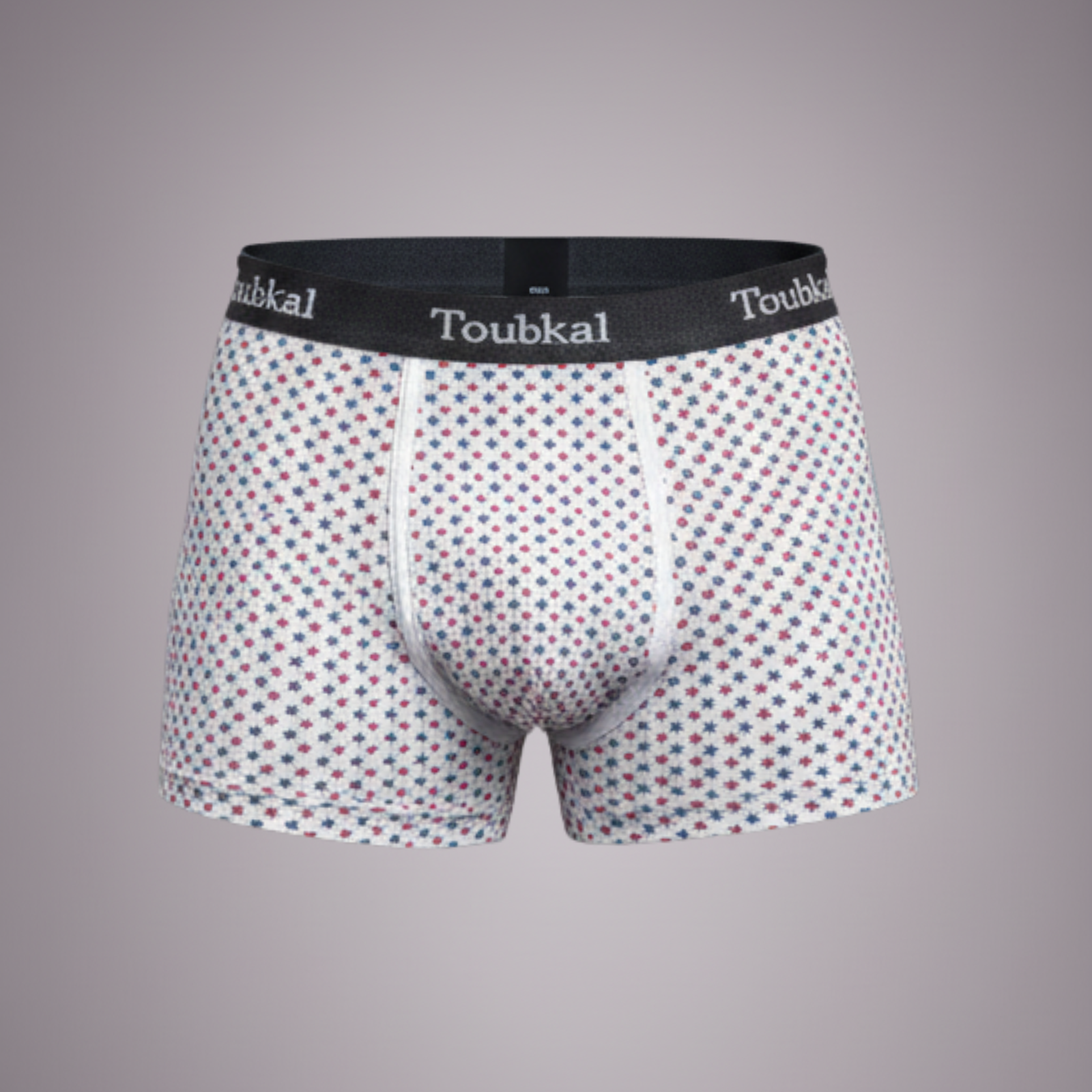 Boxer Ajusté Coton Imprimé Étoiles