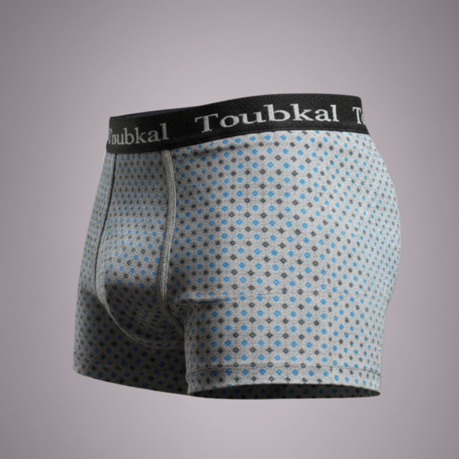 Boxer Ajusté Coton Imprimé Étoiles