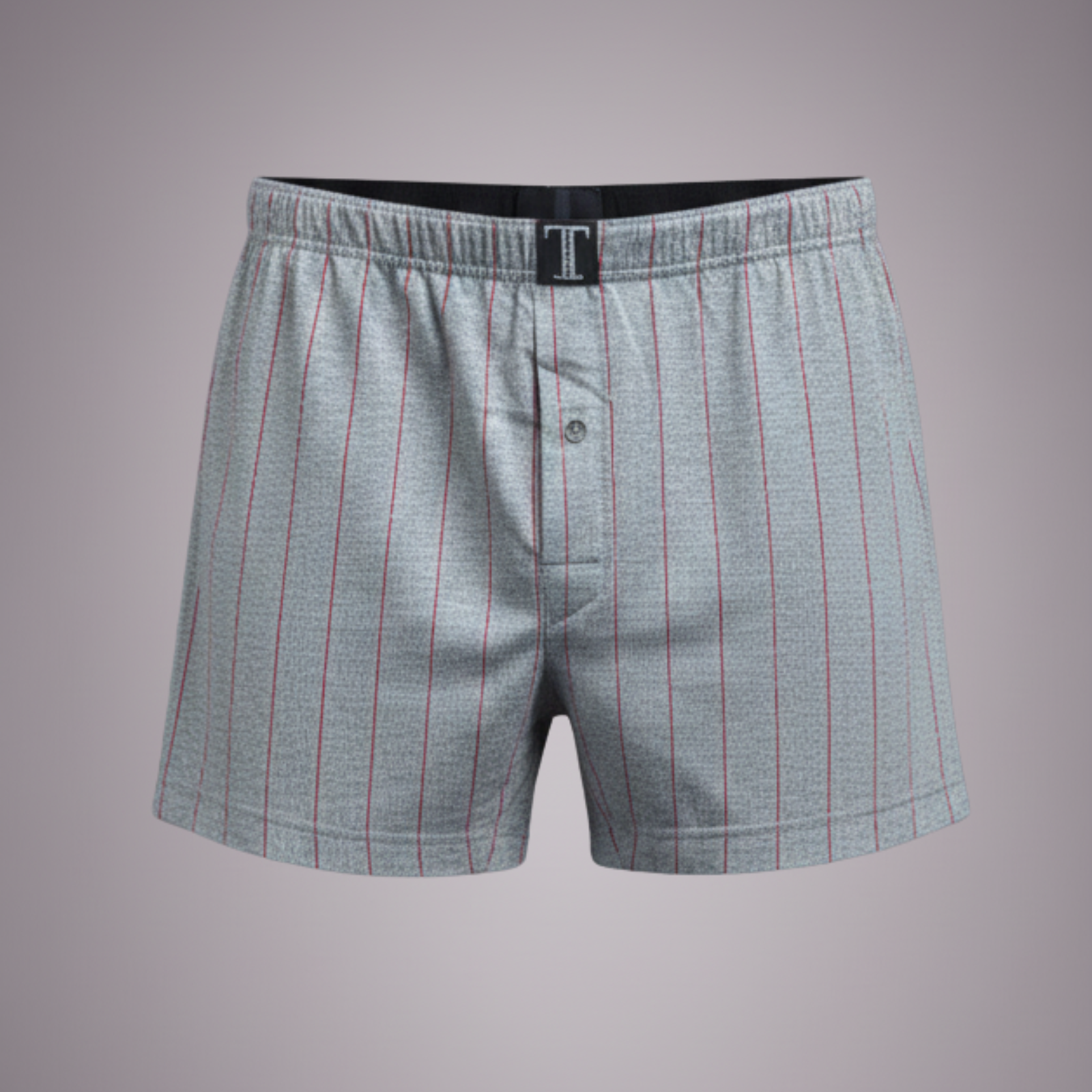 Boxer Rayé Coton Ample 