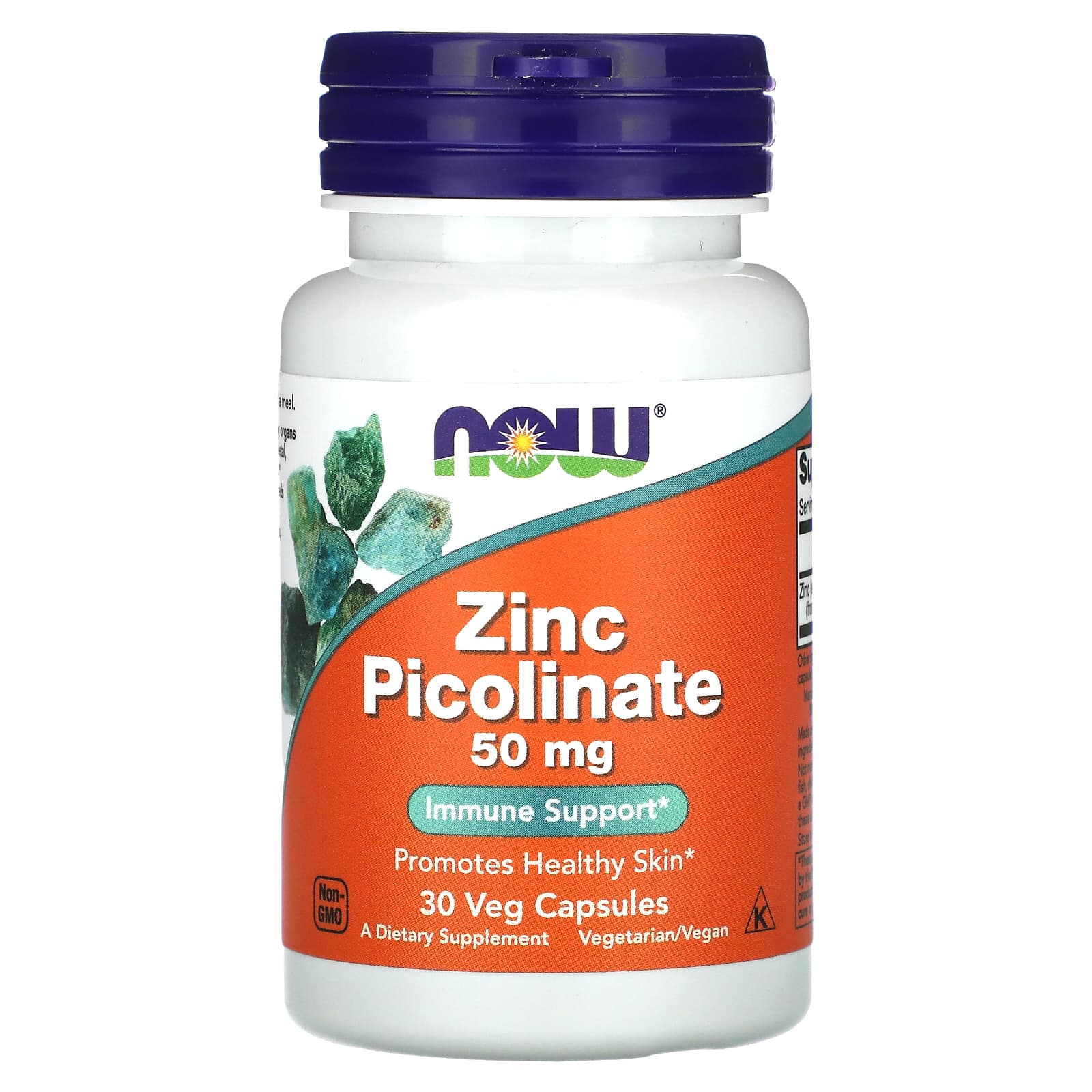 Picolinate de zinc, 50 mg - 30 capsules