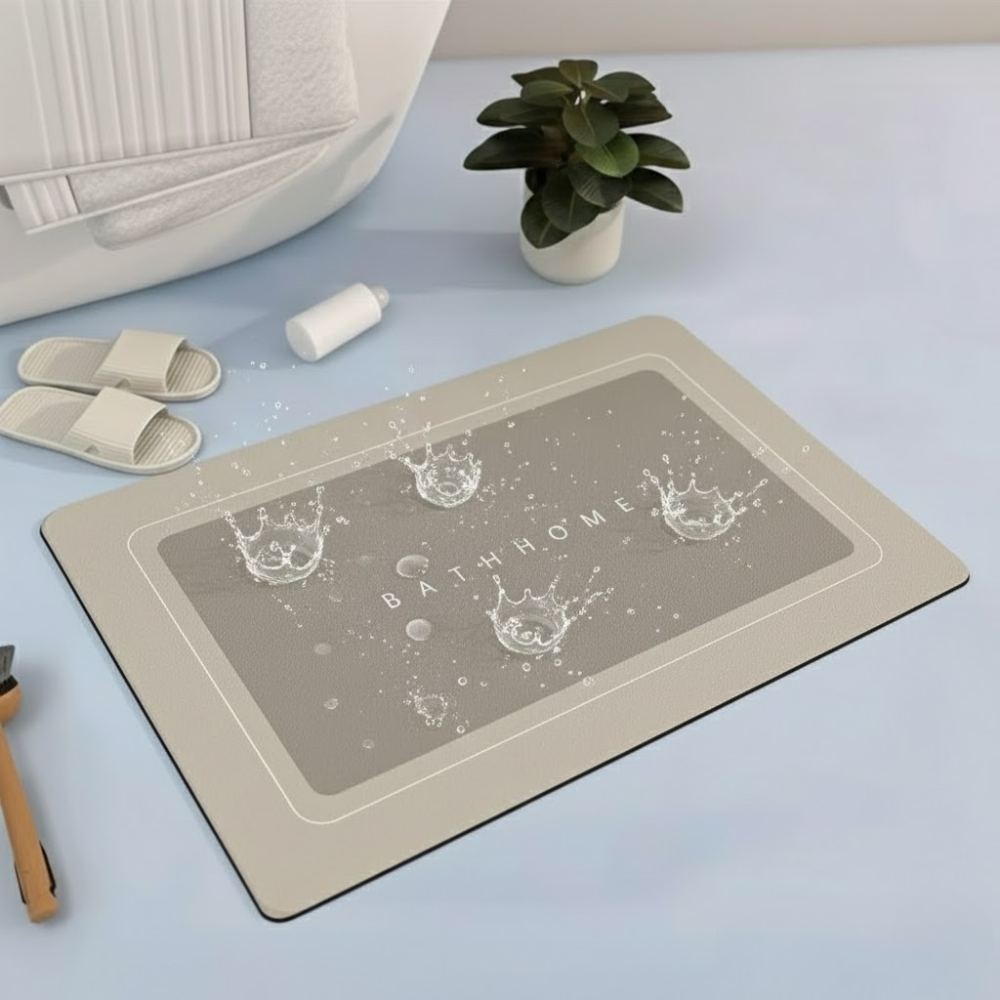 Tapis de Bain Doux & Absorbant Et Lavable – 80 × 50 cm – Couleur Et Design Aléatoires thumbnail 4