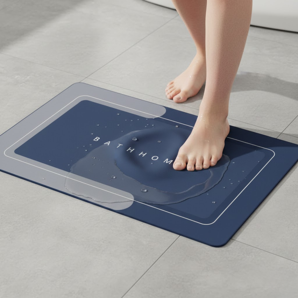 Tapis de Bain Doux & Absorbant Et Lavable – 80 × 50 cm – Couleur Et Design Aléatoires thumbnail 6