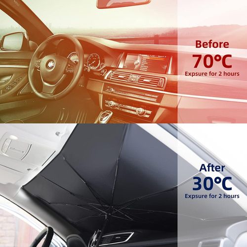 Parapluies pliables pour pare-brise de voiture thumbnail 3