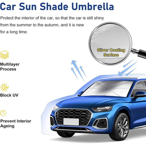 Parapluies pliables pour pare-brise de voiture thumbnail 5