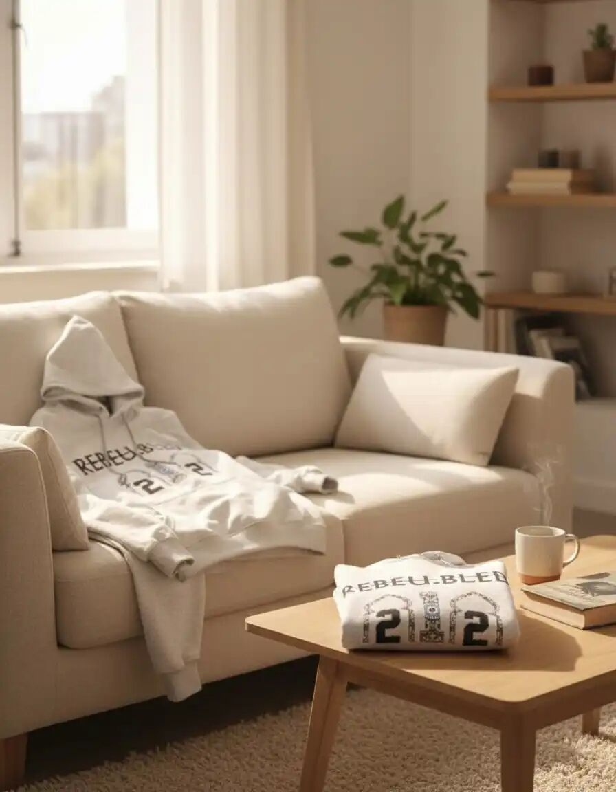 Sweat à capuche oversize unisexe / hoodie thumbnail 3