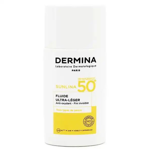 Sunlina Fluide Ultra Léger SPF50+ – 50ml