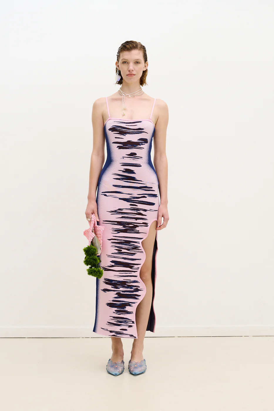 Robe maxi débardeur Imprimé océan iris