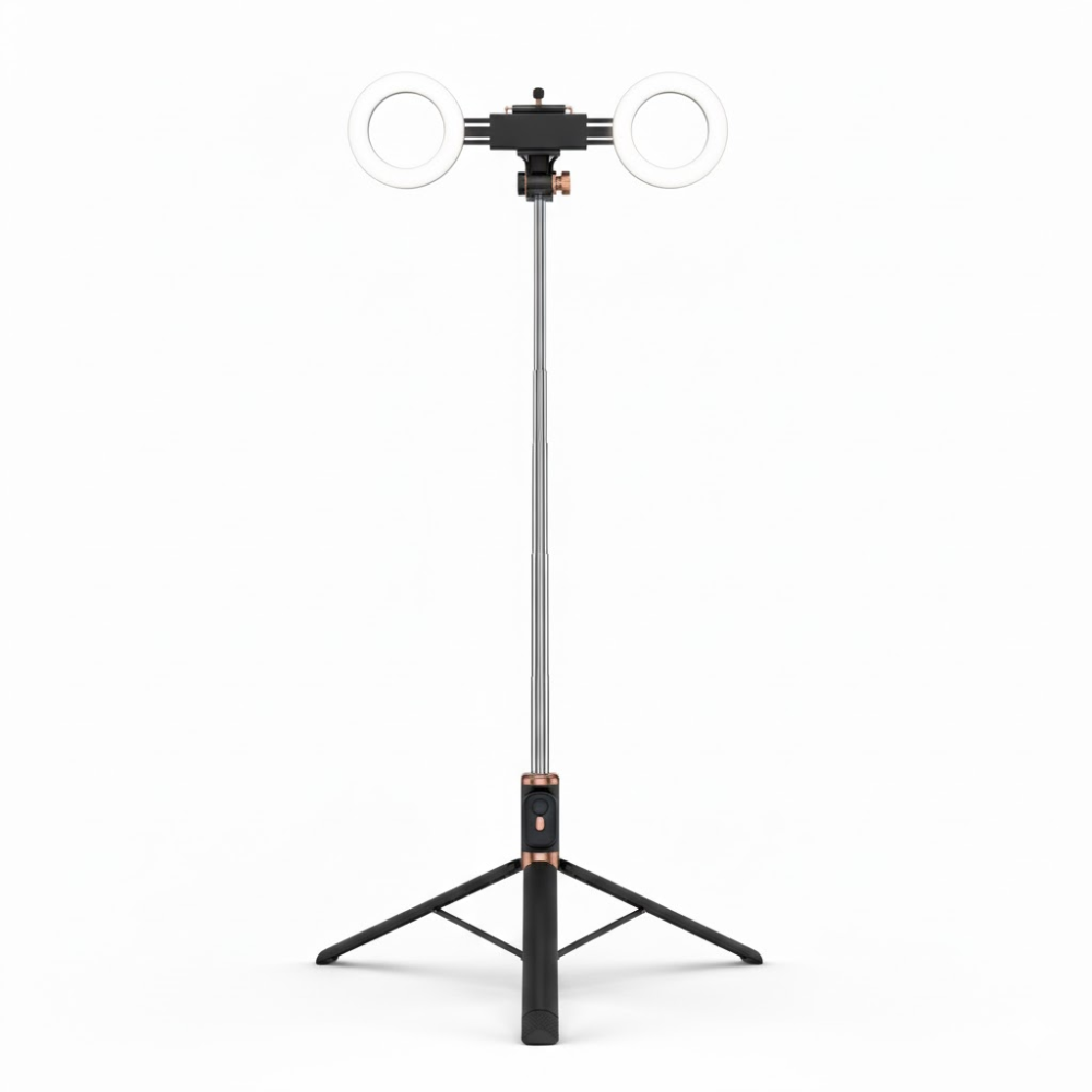 Selfie stick multifonction avec trépied et support téléphone thumbnail 6