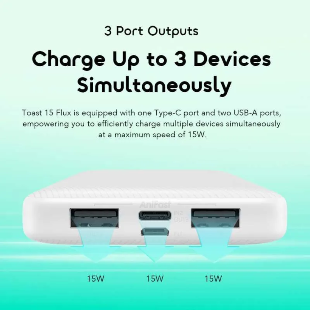 Batterie externe flux 15 flash - 10 000 mah thumbnail 7