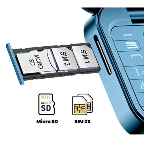 Téléphone Portable Pliable Ultra compact  thumbnail 4