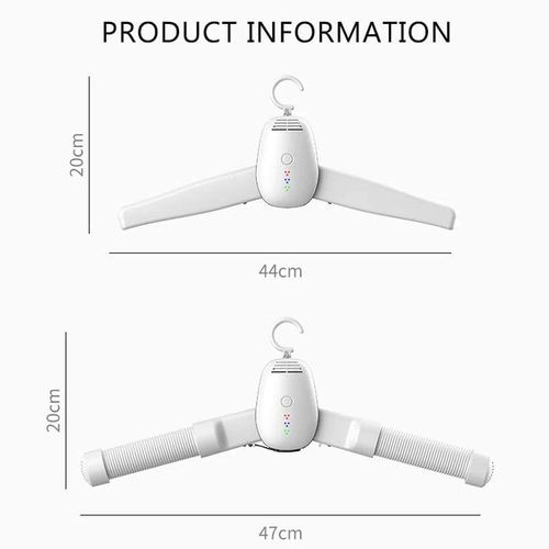 Cintre de séchage pour chaussures et vêtements, cintre de chauffage pliable thumbnail 3