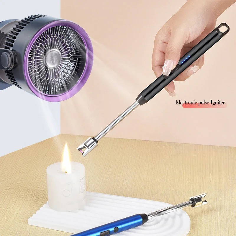 Briquet Allume-gaz Électrique Flexible - Couleur Aléatoire thumbnail 4