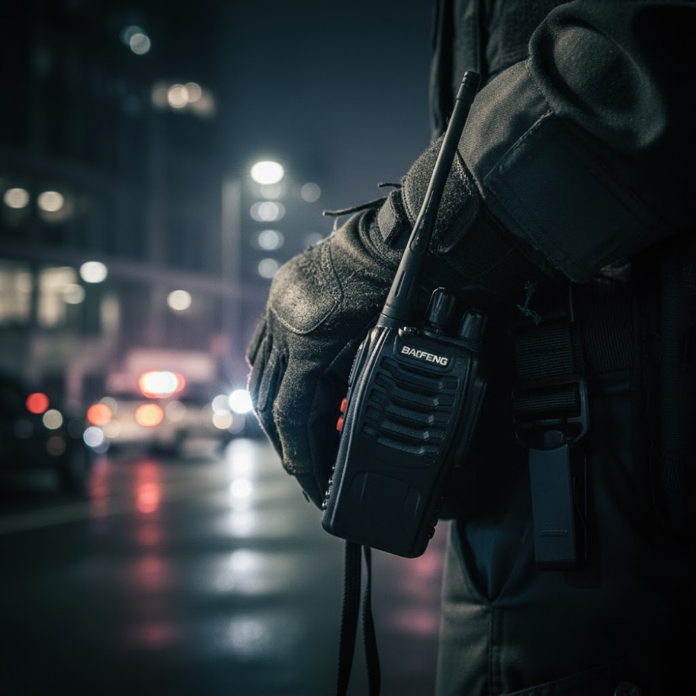 Talkie-walkie avec lampe torche led thumbnail 4