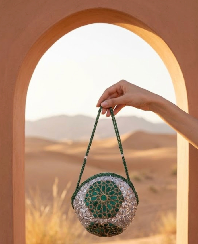 Sac Ballon Paillettes Zellige 