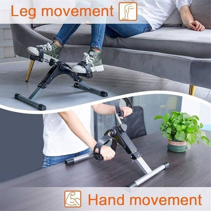 Mini vélo pédalier Portable avec Écran LCD, pedal exerciser arm and leg thumbnail 2