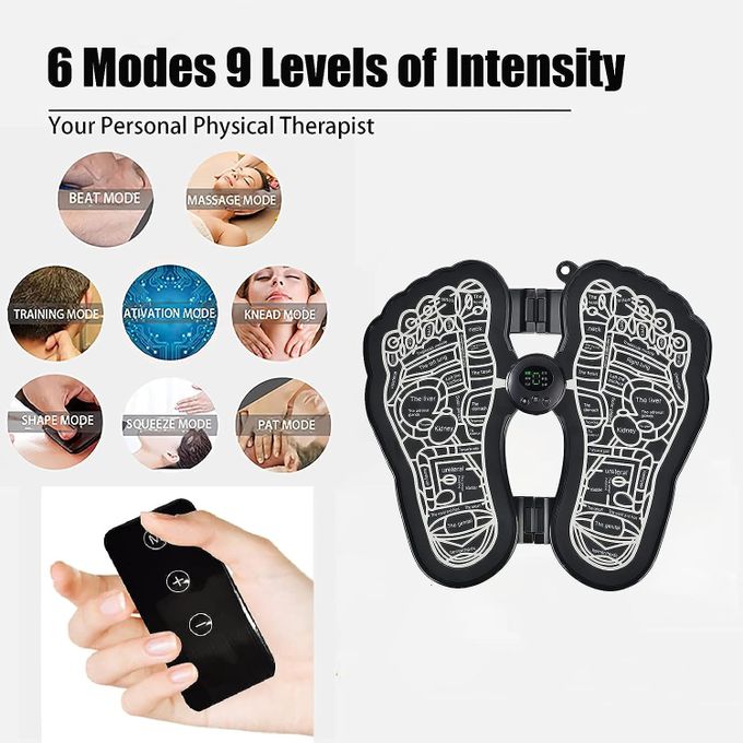 Tapis de massage des pieds, masseur bioélectrique d'acupuncture thumbnail 3