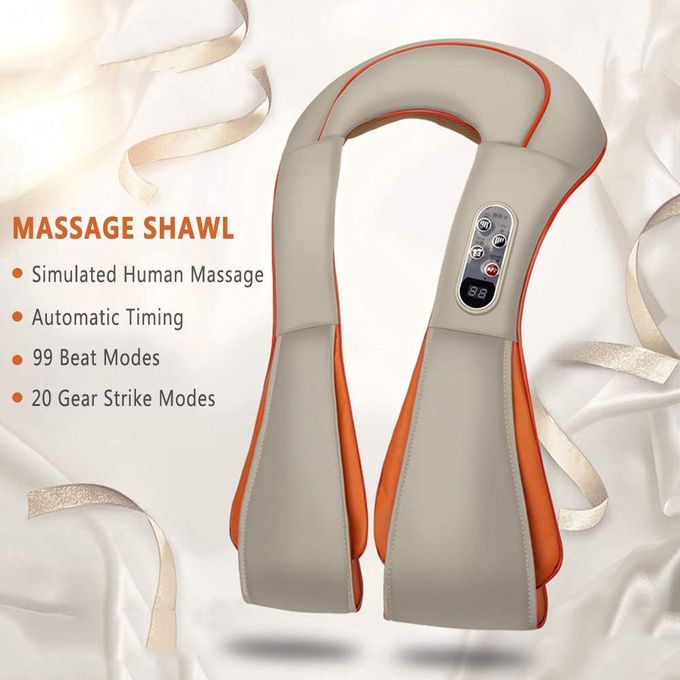 Appareil de Massage Shiatsu Électrique Chauffant massage en 3D-Rotation pour Cou