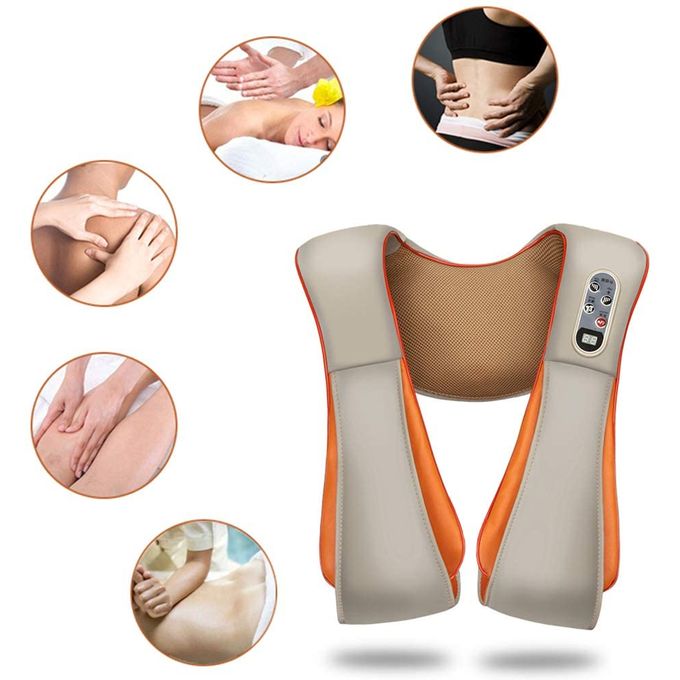 Appareil de Massage Shiatsu Électrique Chauffant massage en 3D-Rotation pour Cou thumbnail 3