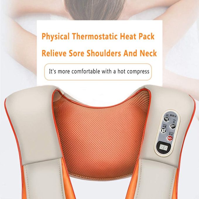 Appareil de Massage Shiatsu Électrique Chauffant massage en 3D-Rotation pour Cou thumbnail 5