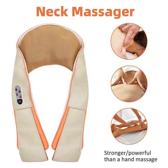 Appareil de Massage Shiatsu Électrique Chauffant massage en 3D-Rotation pour Cou thumbnail 6