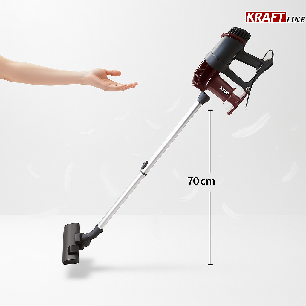 Aspirateur balai AS-8008 – 3000W – 12 en 1 avec filtre HEPA et accessoires multifonctions