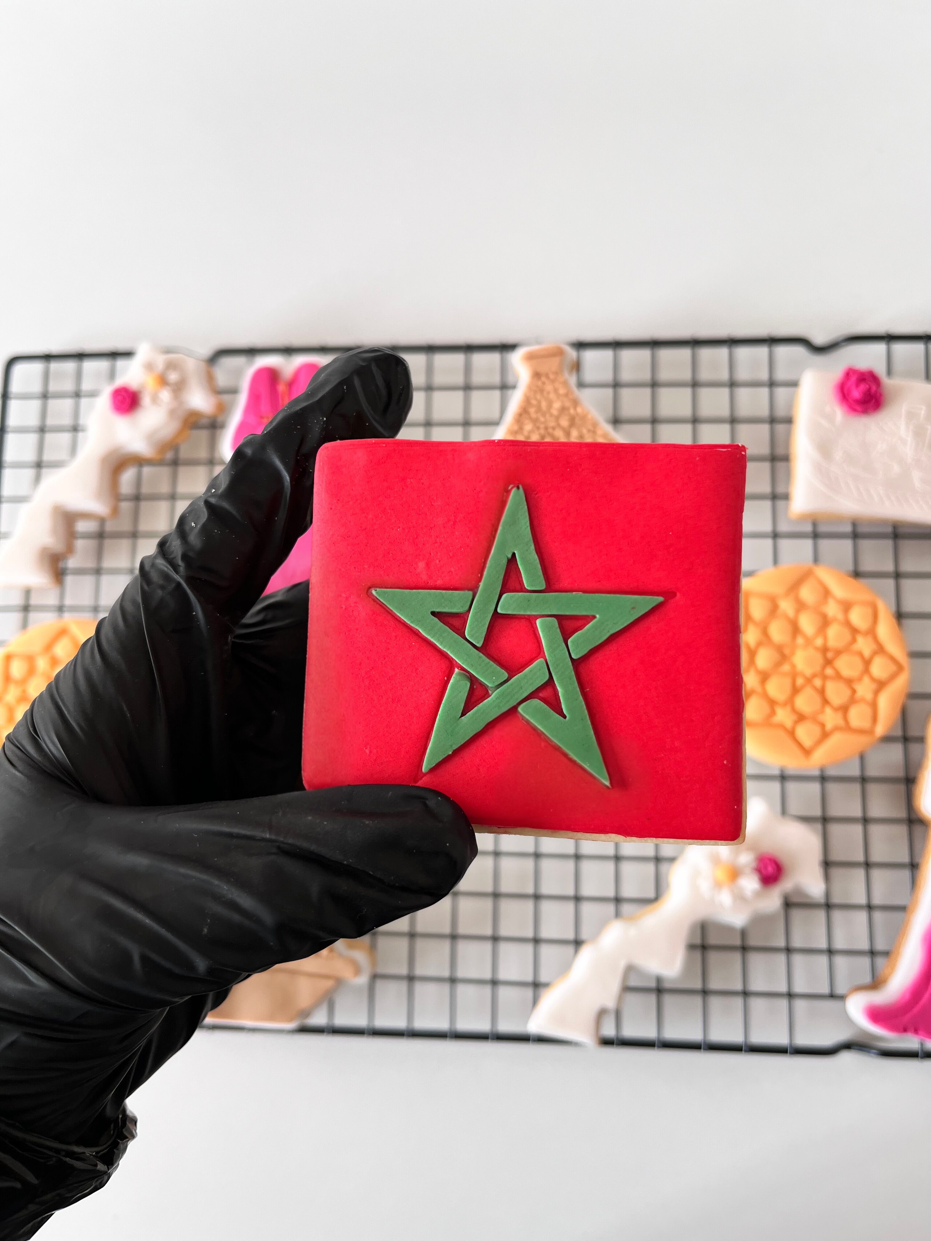Set emporte pièces drapeau du Maroc 